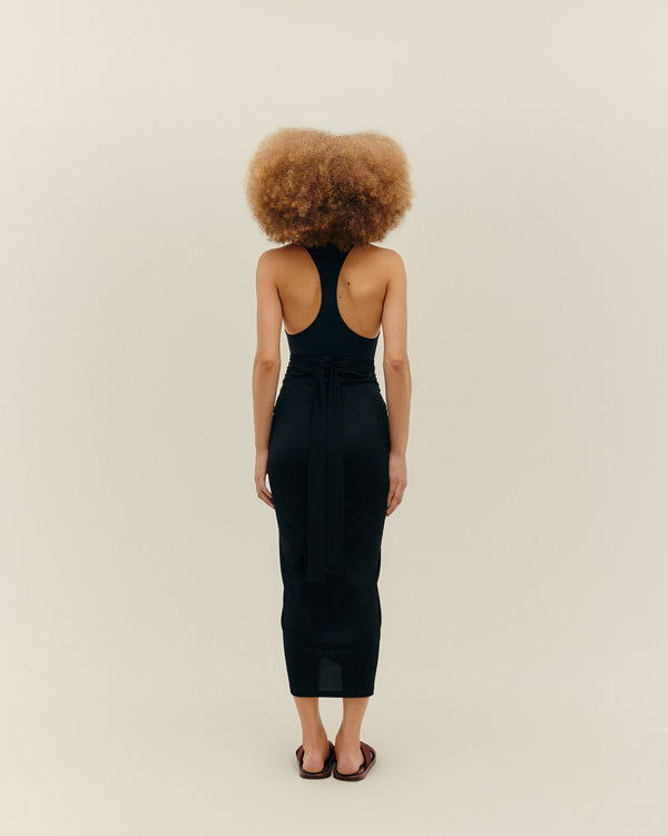 PANNEAUX SKIRT BLACK