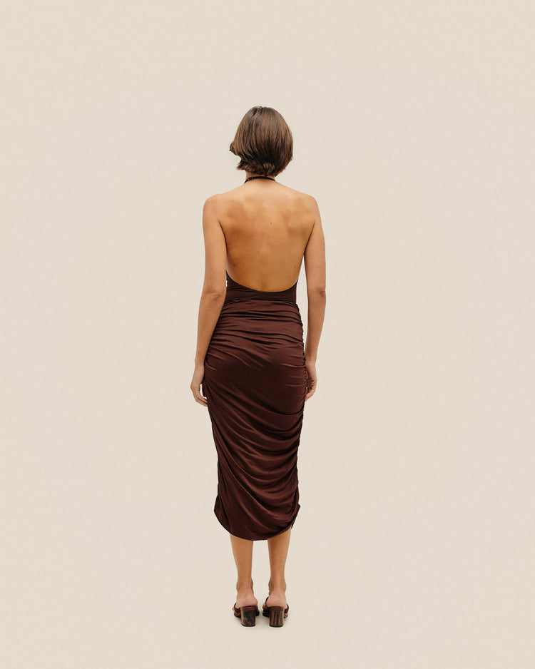 CHEMISE CLEO BRAUNA MARRON