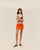 MINI JULIA KNIT SKIRT MANDARINA ORANGE