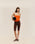 MINI JULIA KNIT SKIRT MANDARINA ORANGE