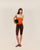 MINI JULIA KNIT SKIRT MANDARINA ORANGE