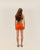MINI JULIA KNIT SKIRT MANDARINA ORANGE