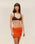 MINI JULIA KNIT SKIRT MANDARINA ORANGE