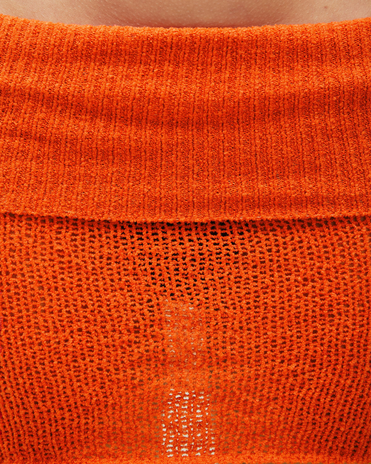 MINI JULIA KNIT SKIRT MANDARINA ORANGE