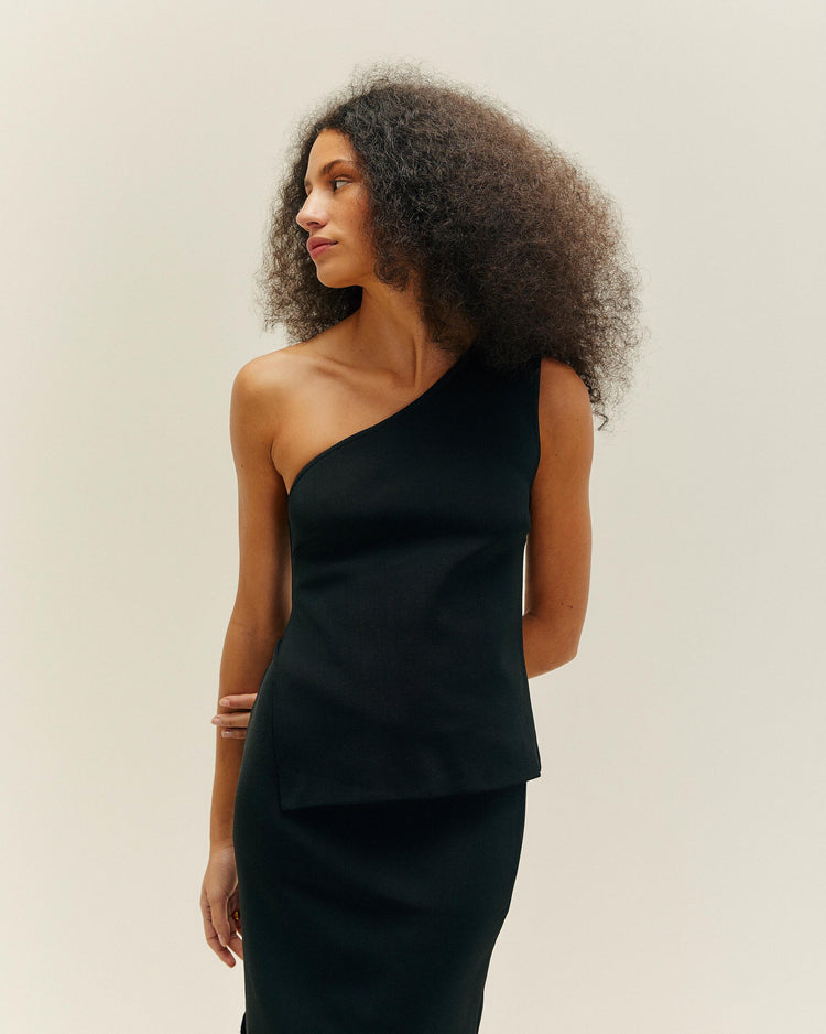 KNIT BIANCA SHIRT BLACK