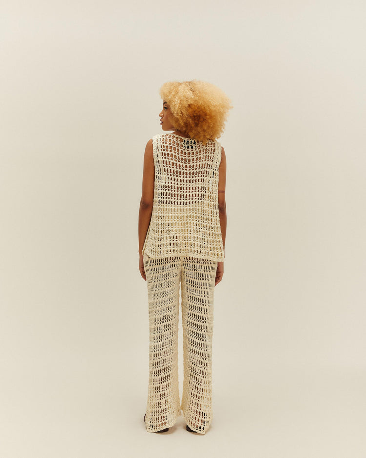 CAROL KNIT SHIRT OFF-WHITE