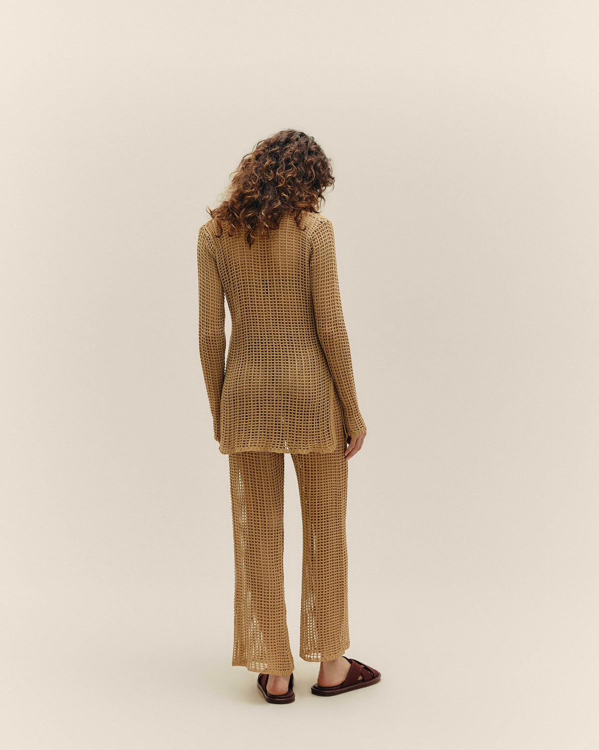 KNIT LUANA SHIRT CUBAN SAND