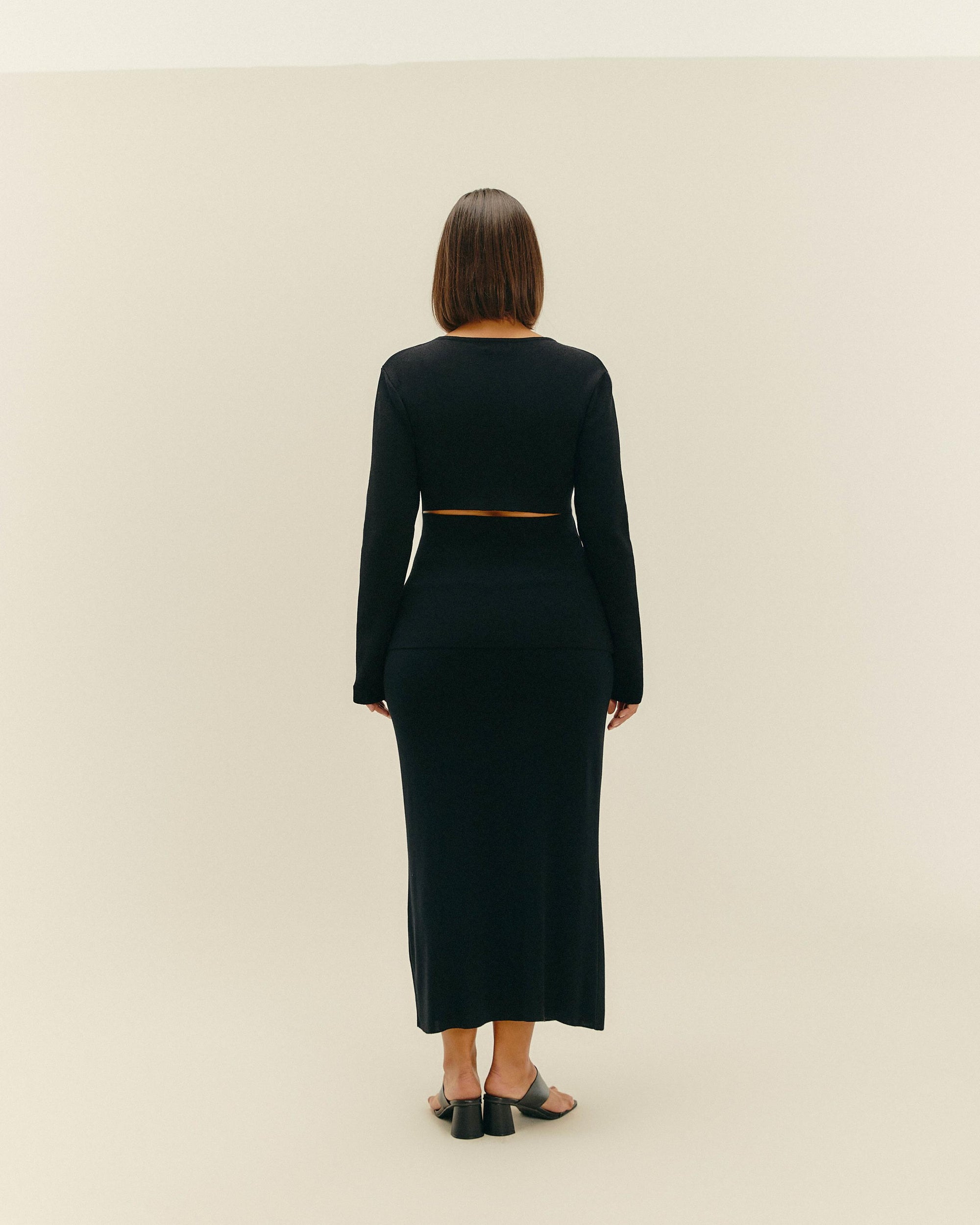Marta Knit Shirt - Black