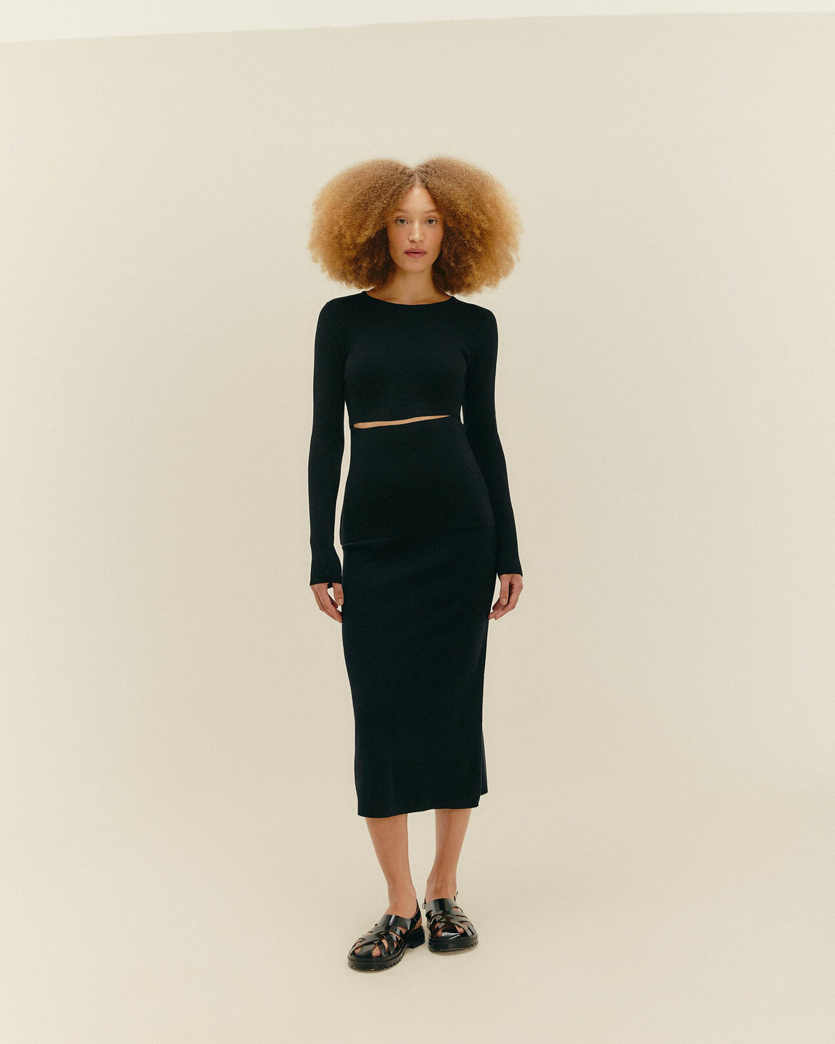 Marta Knit Shirt - Black