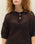 BLUSA JOANA TRICOT BRAUNA BROWN