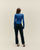 ISADORA COBALT BLUE KNIT BLOUSE