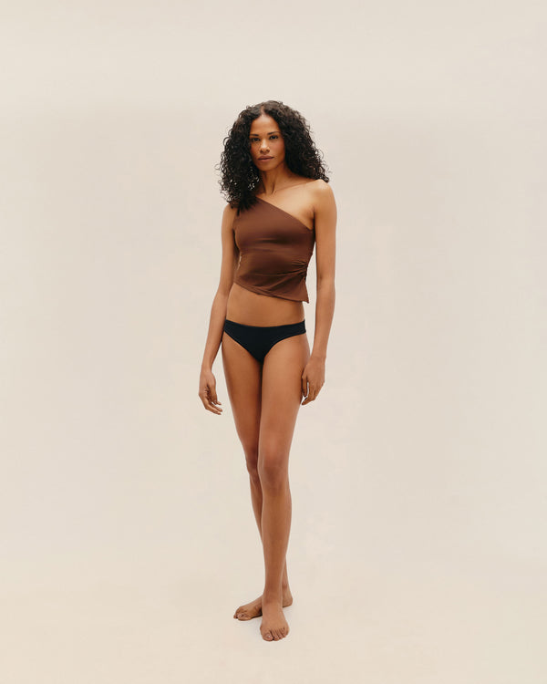 VAL BRAUNA BROWN BLOUSE