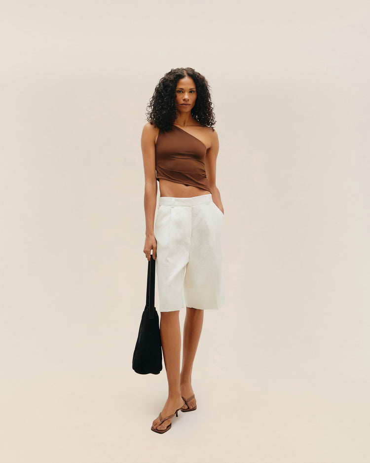 VAL BRAUNA BROWN BLOUSE