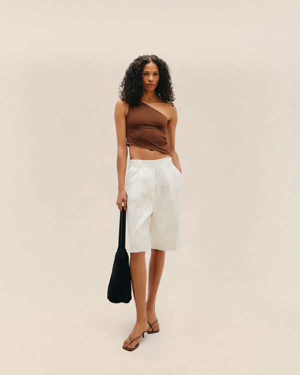 VAL BRAUNA BROWN BLOUSE