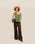ASSIMETRIC TOP OLIVE GREEN