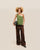 ASSIMETRIC TOP OLIVE GREEN