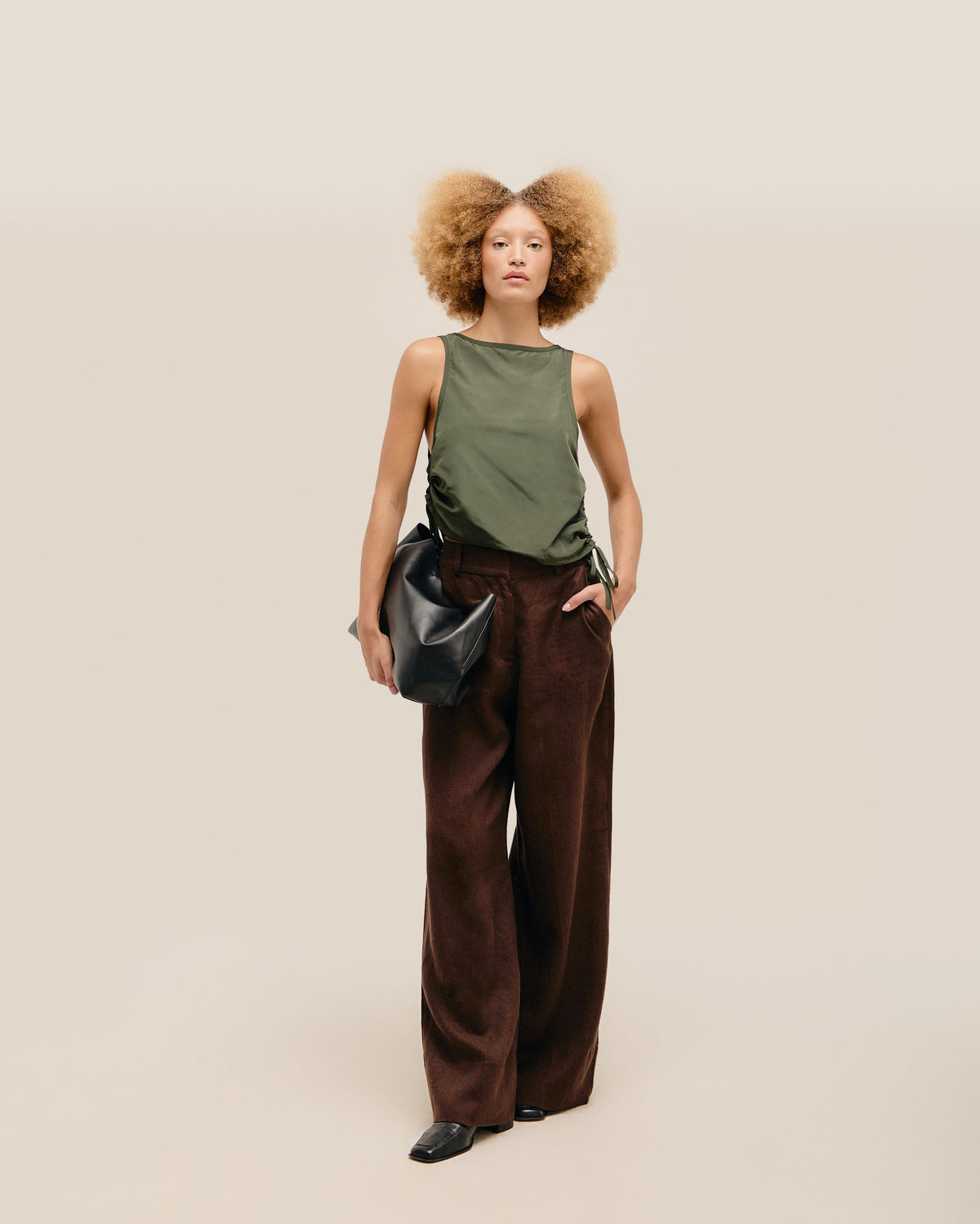 BIU BLOUSE OLIVE GREEN