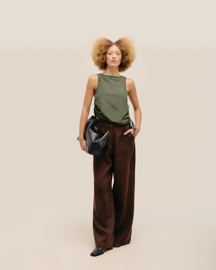 BIU BLOUSE OLIVE GREEN