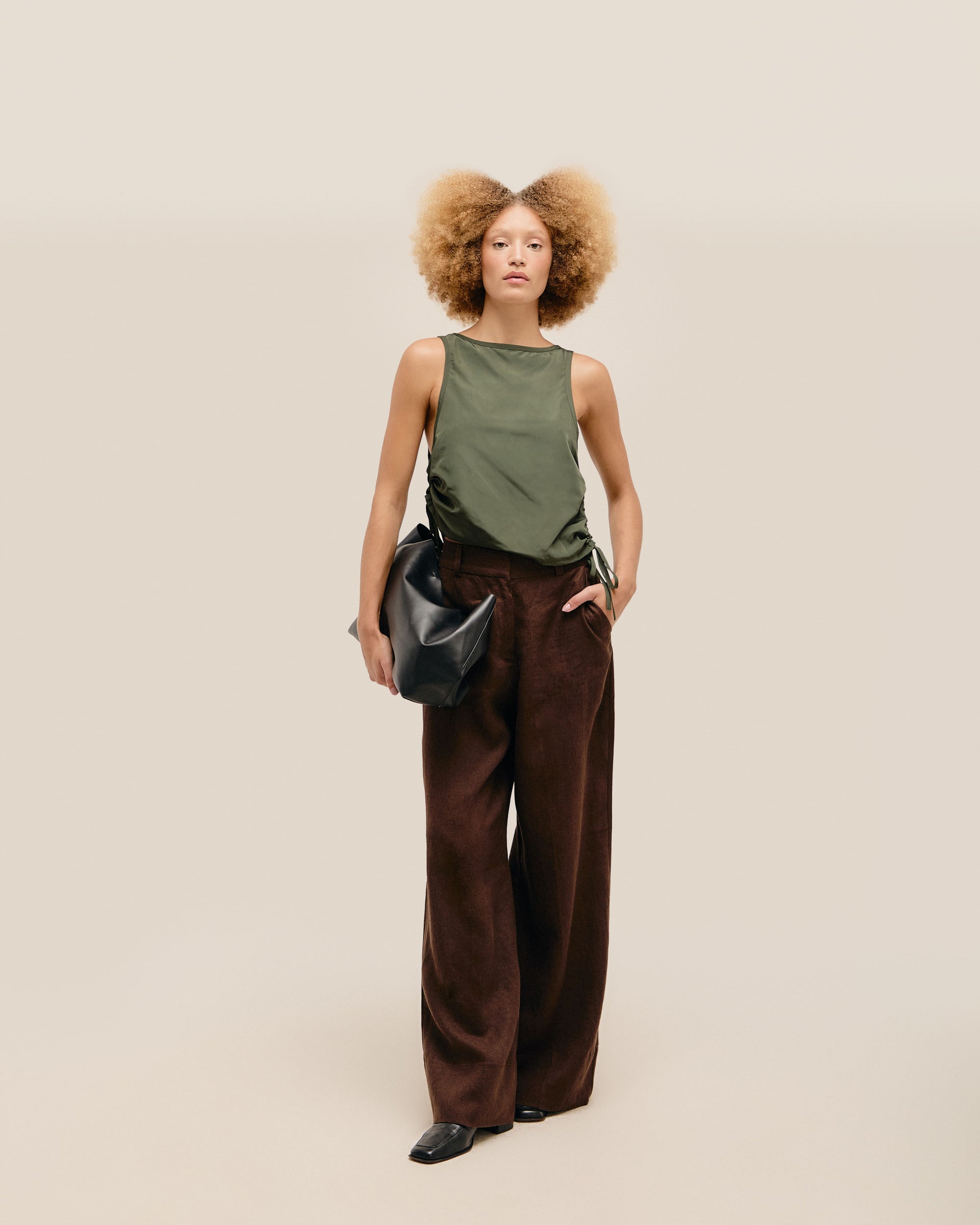 BIU BLOUSE OLIVE GREEN