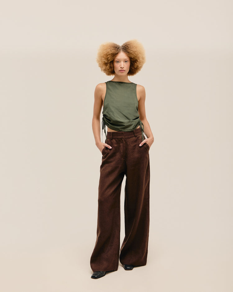 BIU BLOUSE OLIVE GREEN