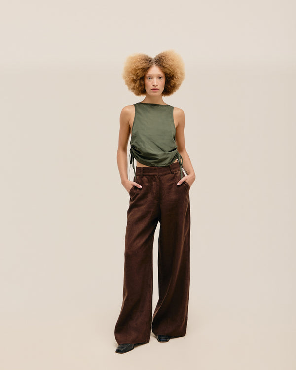 BIU BLOUSE OLIVE GREEN
