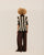 OVER-THE-KNEES KNIT TOP. OLIVE STRIPES