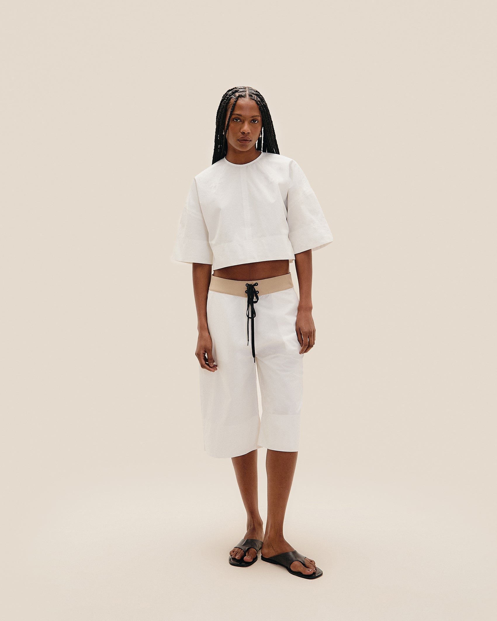 BLUSA HANNA ALGODAO OFF-WHITE