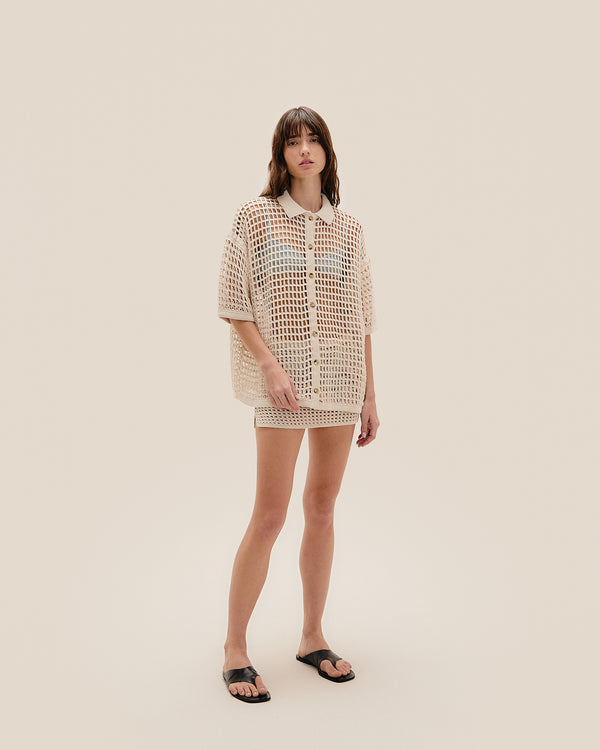 .MAGLIA SHEILA COLORE AVORIO