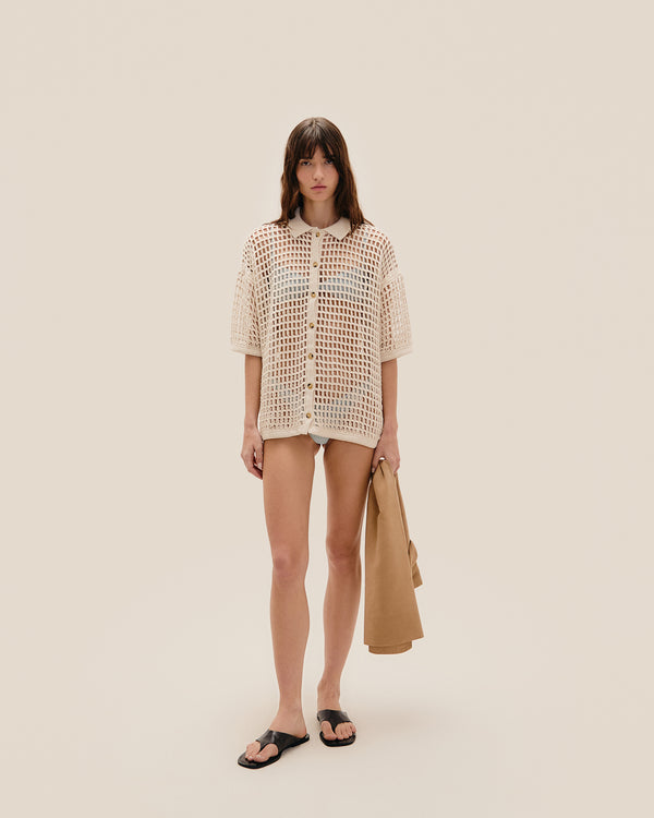.MAGLIA SHEILA COLORE AVORIO