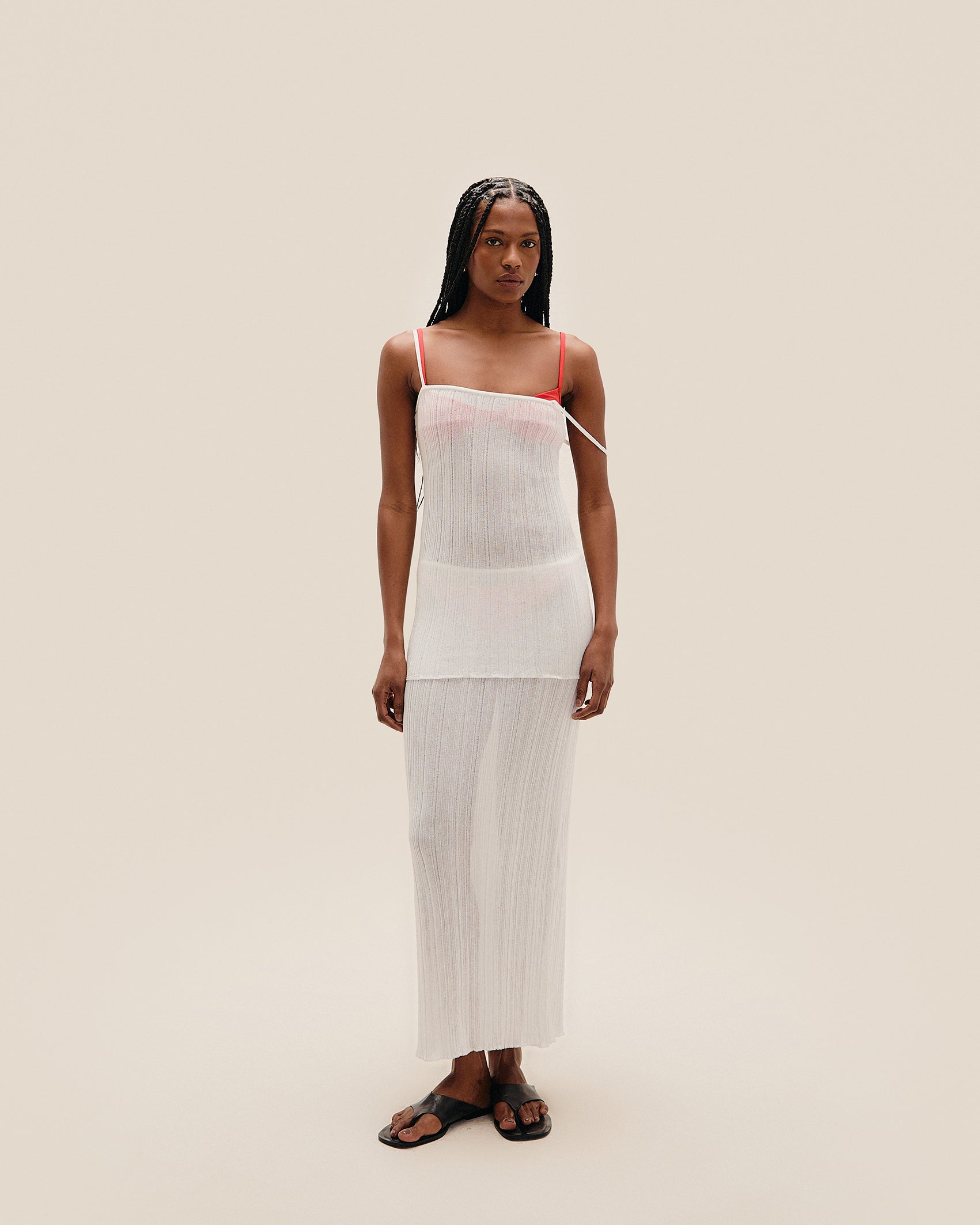 IVANA KNIT TOP OFF-WHITE