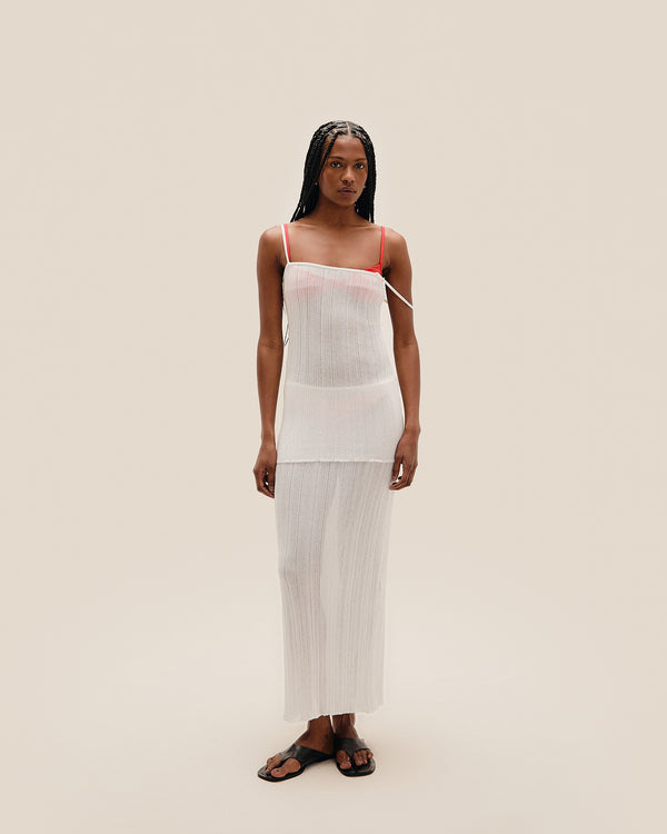 IVANA KNIT TOP IN OFF-WHITE