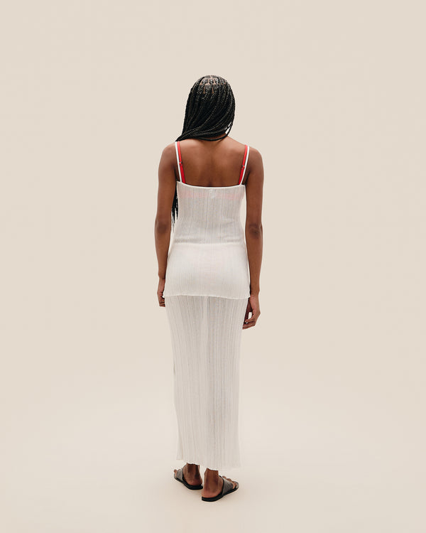 IVANA KNIT TOP IN OFF-WHITE