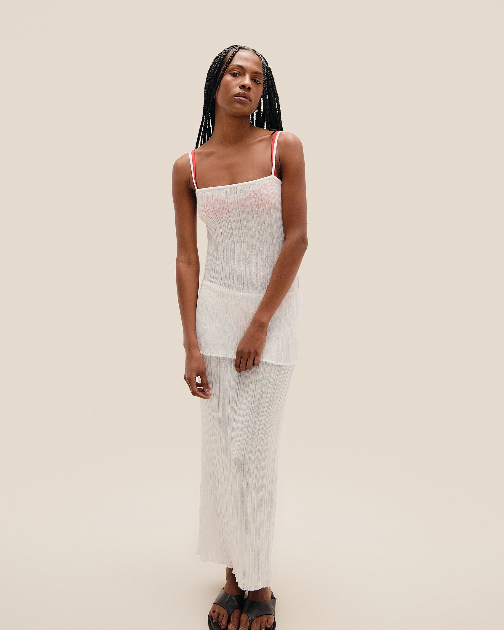 IVANA KNIT TOP OFF-WHITE