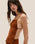 CHEMISIER EN MAILLE CLARICE MARRON MOYEN