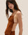 CHEMISIER EN MAILLE CLARICE MARRON MOYEN