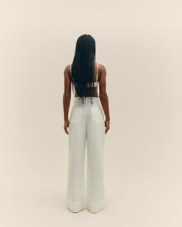 .VERENA PANTS OFF-WHITE