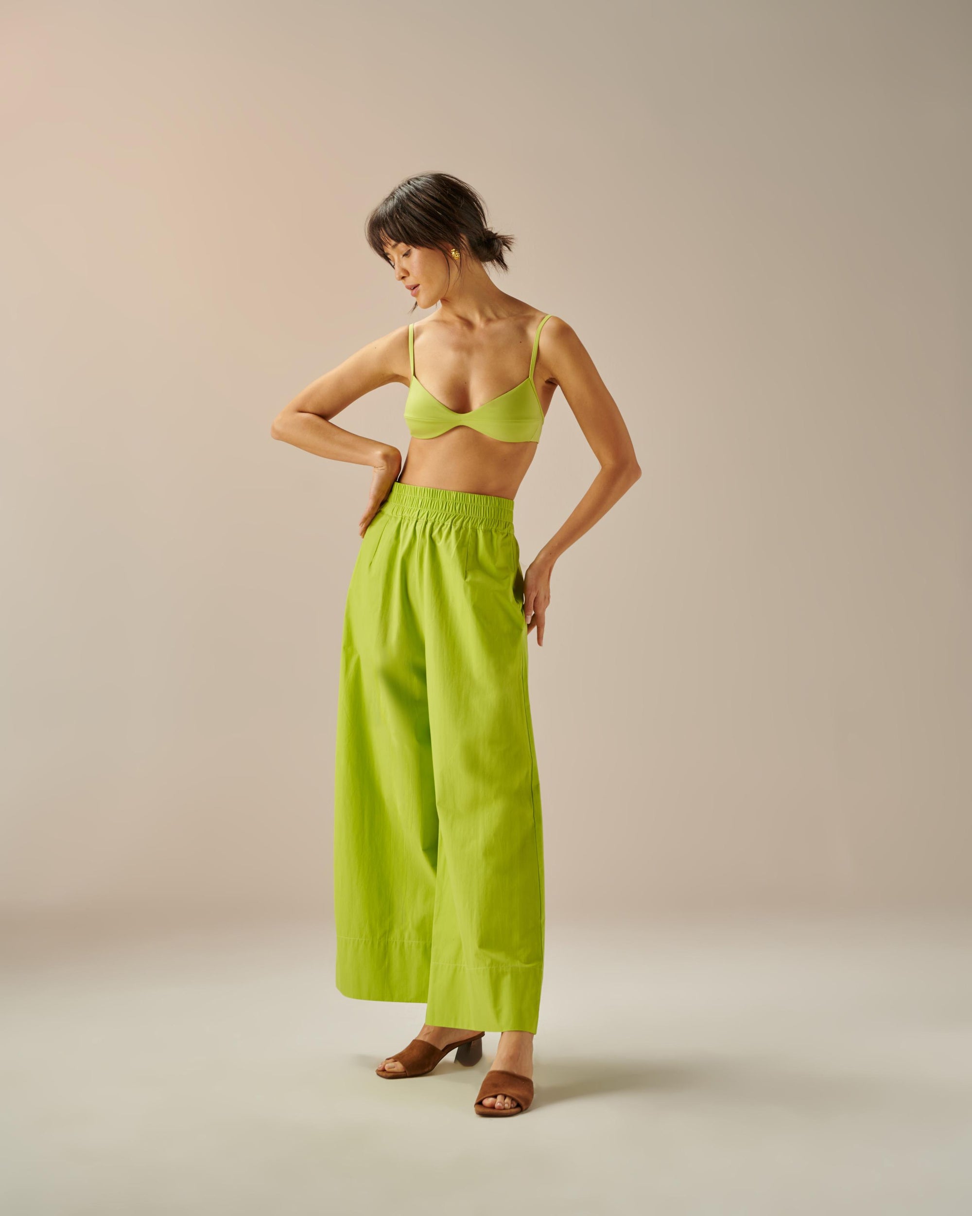 LIVIA PANTS LUMINI GREEN