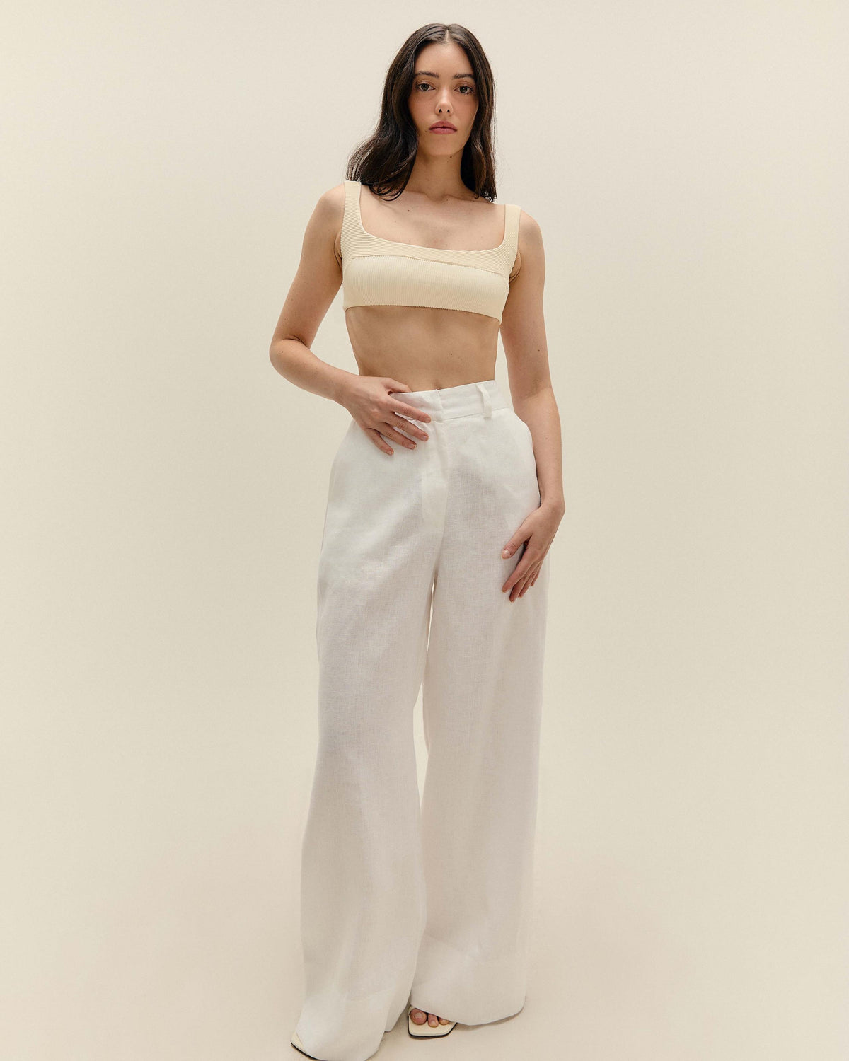 PANTALON GIOVANNA BLANC CASÉ