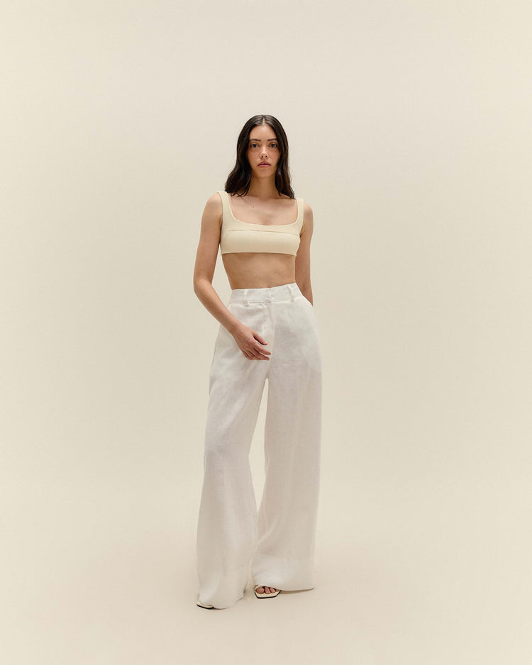 PANTALON GIOVANNA BLANC CASÉ