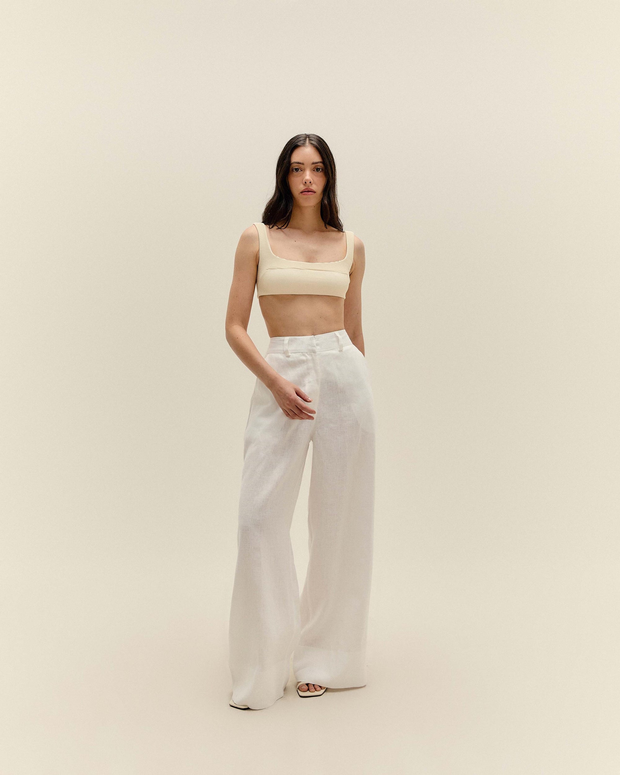 PANTALON GIOVANNA BLANC CASÉ