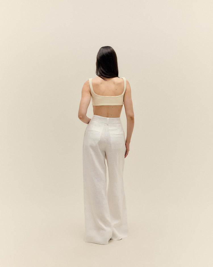 PANTALON GIOVANNA BLANC CASÉ