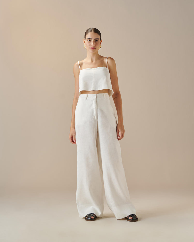 PANTALON GIOVANNA BLANC CASÉ