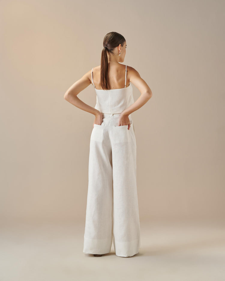 PANTALON GIOVANNA BLANC CASÉ
