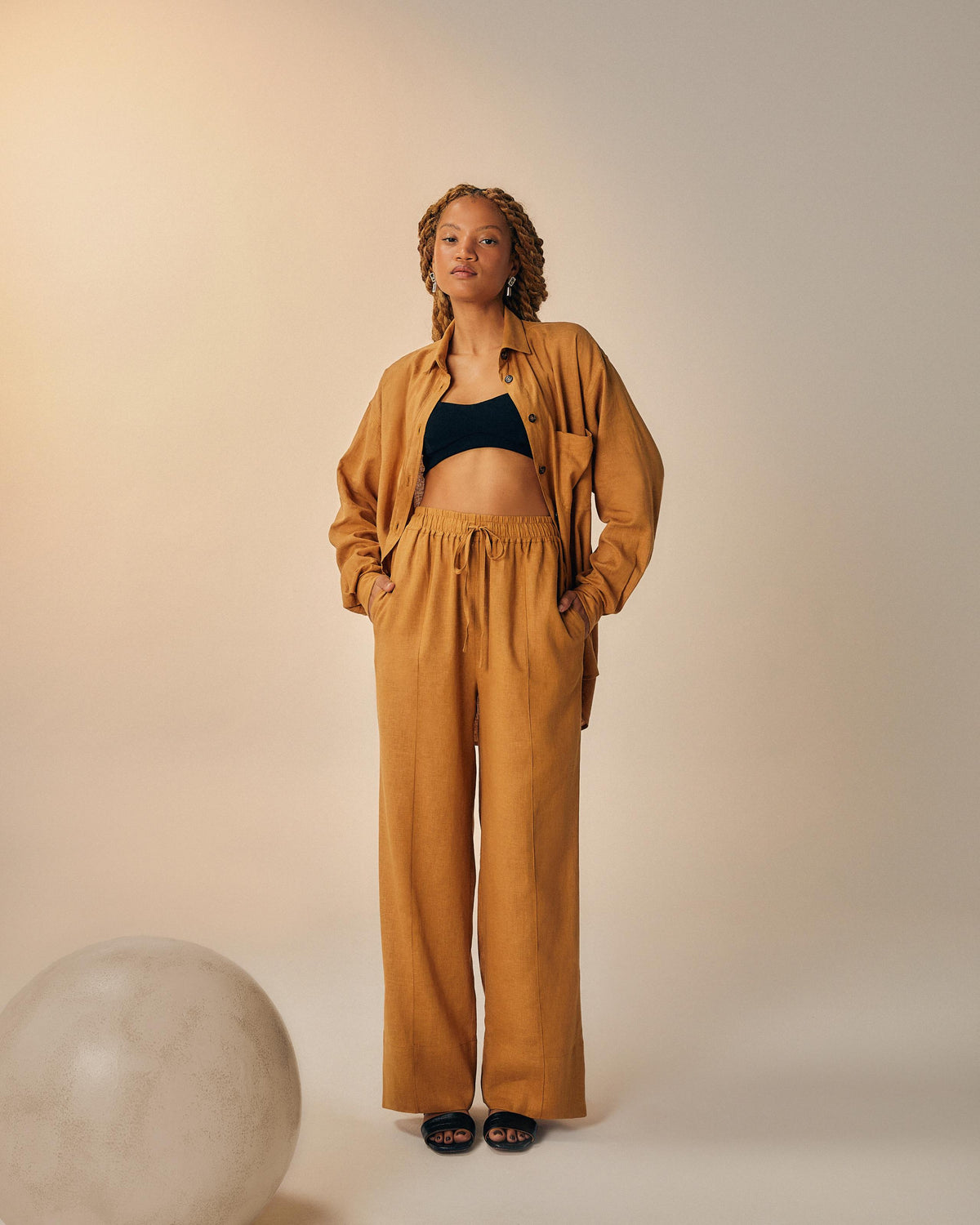 PANTALONI NAY BEIGE