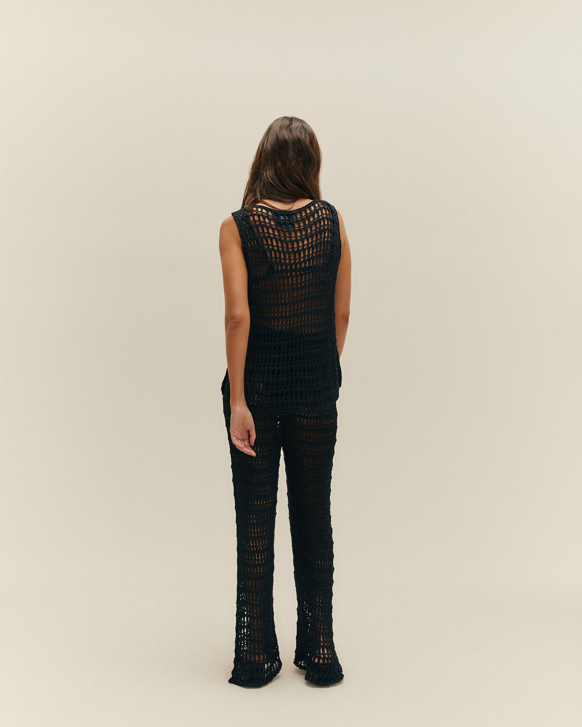 OLIVIA KNIT PANTS BLACK