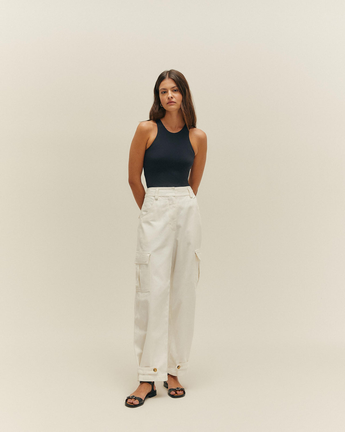 PANTALON ISABEL BLANC CASÉ