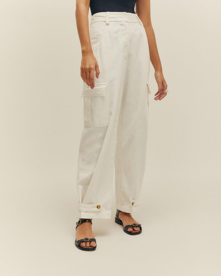 PANTALON ISABEL BLANC CASÉ