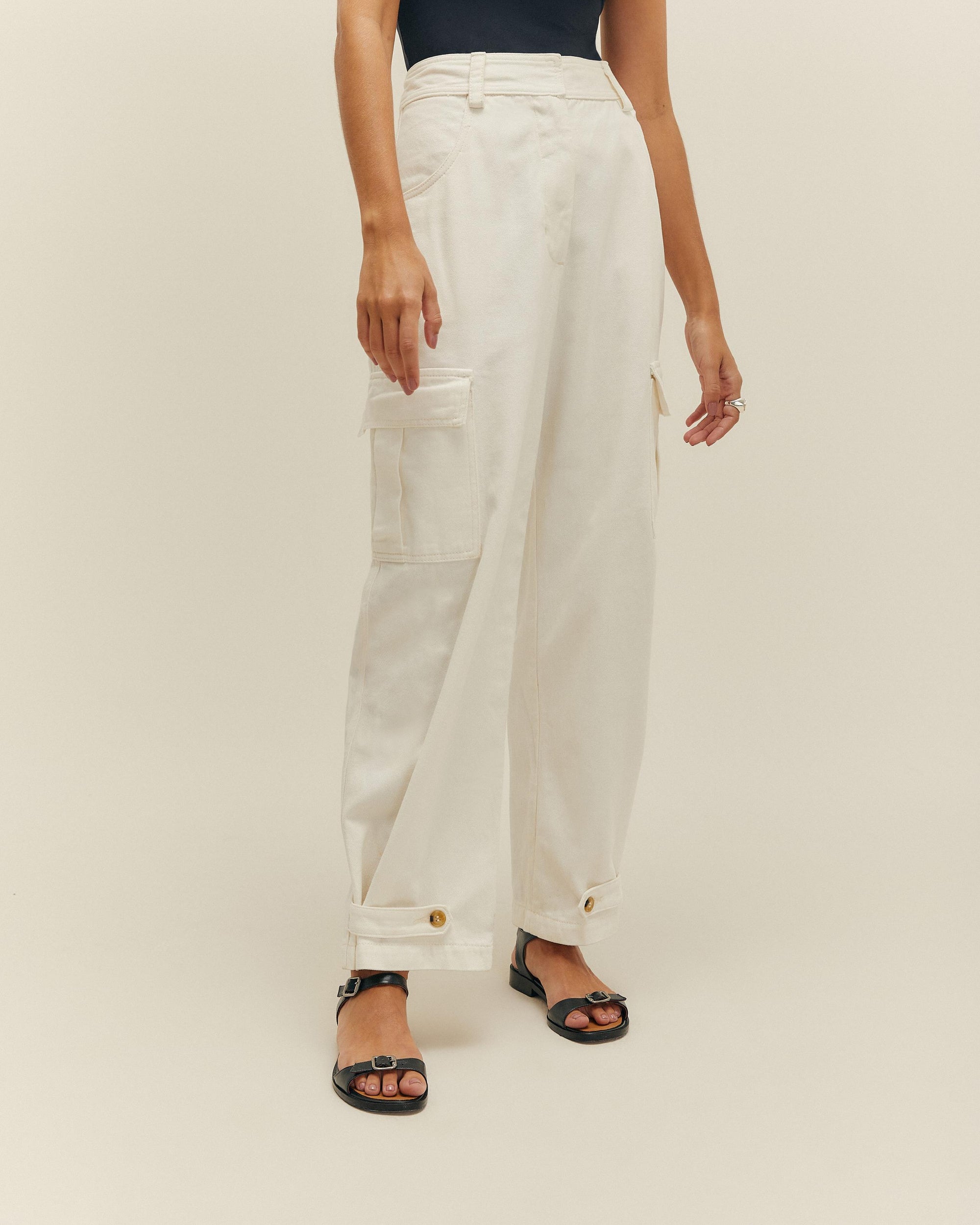 PANTALON ISABEL BLANC CASÉ