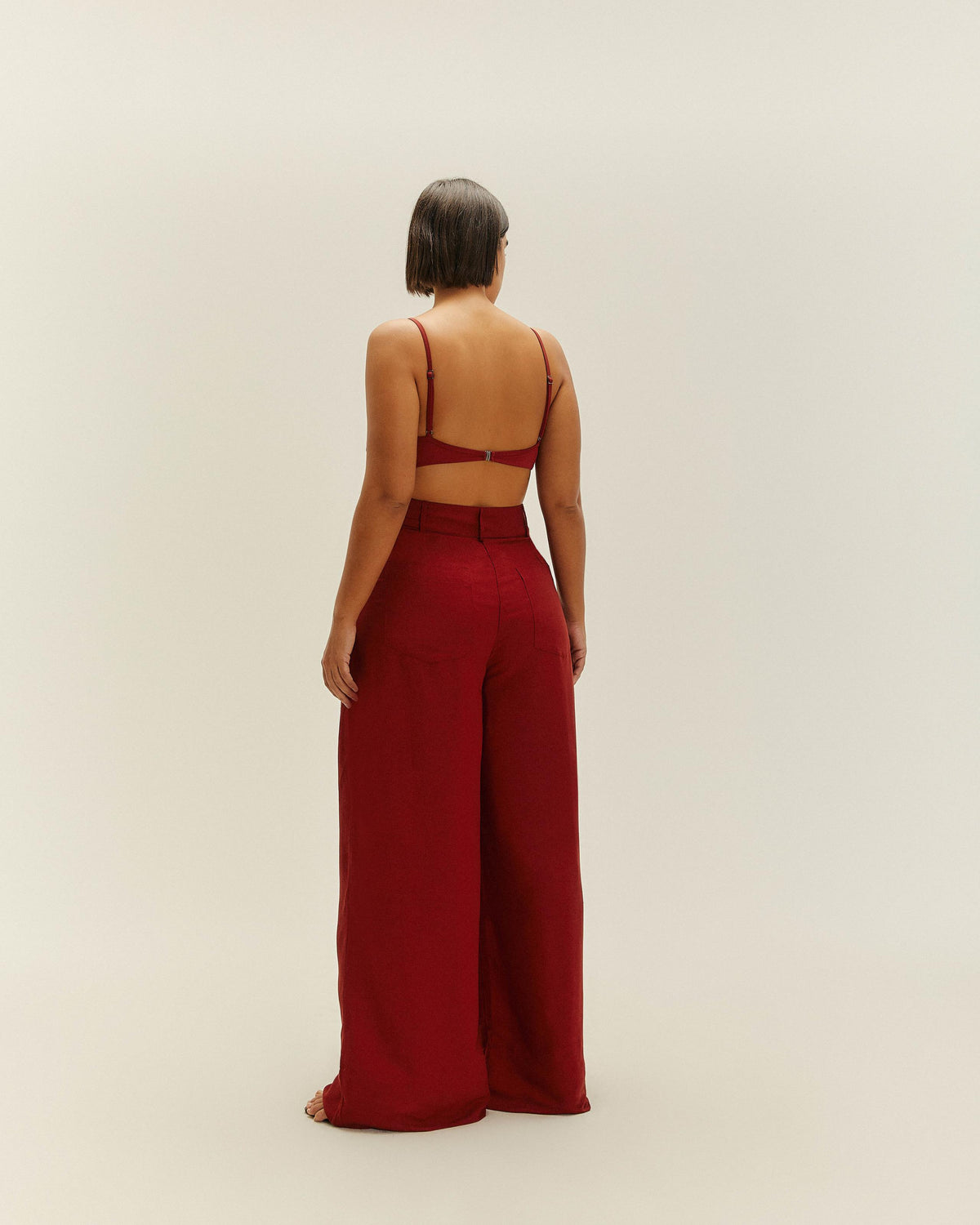 PANTALONI VERENA BORDEAUX