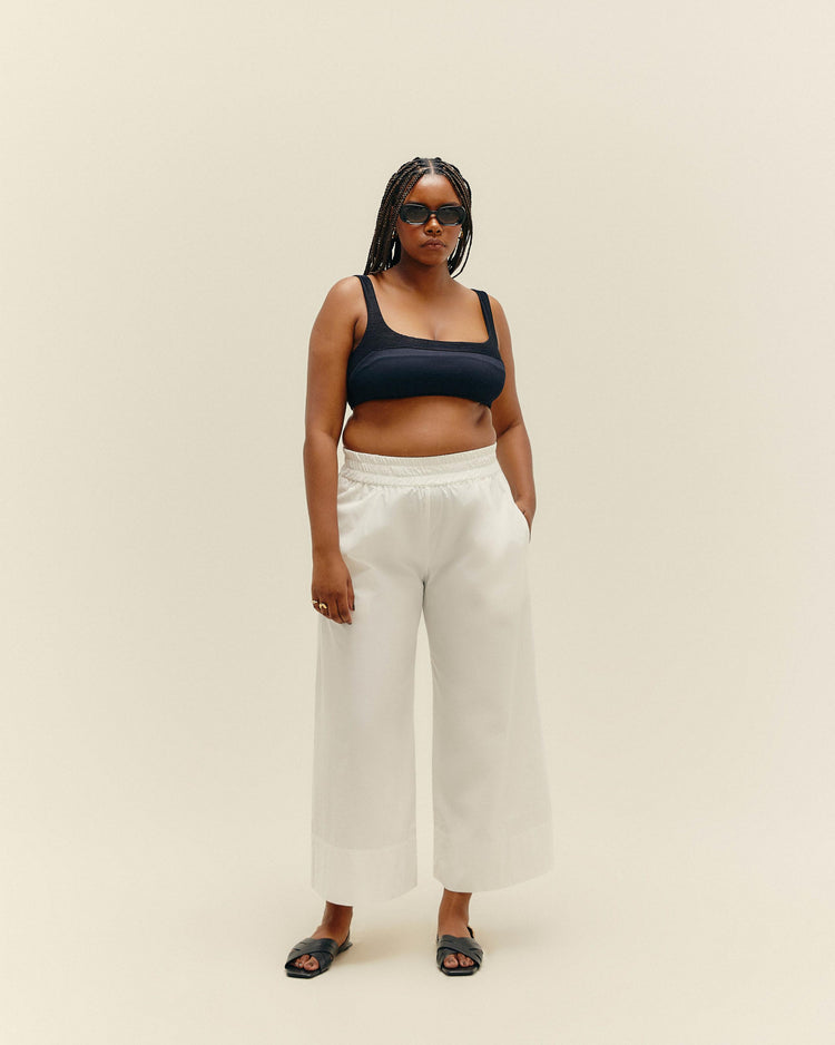 PANTALONI LIVIA BIANCO SPORCO